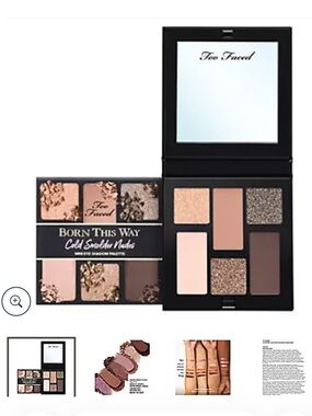 Too Faced Born This Way Mini Eyeshadow Palette - Nude, Brown, Gold, Champagne